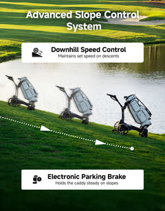 KEMIMOTO ApexR Electric Golf Push Cart