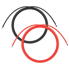 Extension Cable to Connect Charge Controller to Battery | Pair of Red and Black Extension Wires to Connect Charge Controller to Battery Cable | Choose Gauge: 8AWG, 10AWG