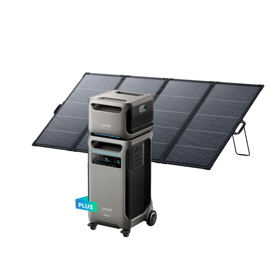 Anker SOLIX F3800 Plus + Extra Battery + 400W Solar Panel