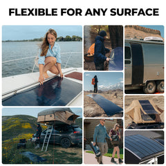 400W CIGS Solar Panel (Long with Adhesive) (100W*4pcs)