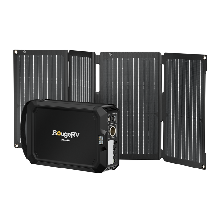 BougeRV JuiceGo 240Wh Portable Power Station Solar Kit - JuiceGO+50W