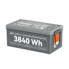 ALPHA 3 | 12V 300Ah LiFePO4 Battery | 12V Lithium Battery for RVs, Cabins, Off-Grid | 5,000 Lifetime Cycles | Internal Heat Technology | Bluetooth