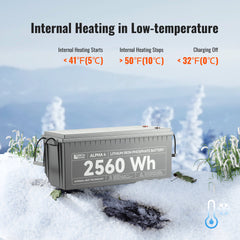 ALPHA 4 | 24V 100Ah LiFePO4 Battery | Powerful 24V Lithium Battery for RVs, Trailers, Vans, Boats, Off-Grid | 5,000 Lifetime Cycles | Bluetooth and Internal Heat Technology
