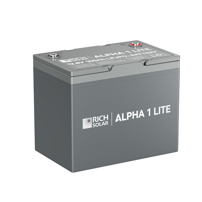 ALPHA 1 LITE | 12V 100Ah LiFePO4 Battery