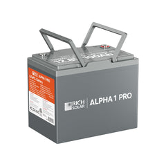 ALPHA 1 PRO | 12V 100Ah LiFePO4 Battery | Premium 12V Lithium Battery for Off-Grid, RVs, Boats | 7,000 Lifetime Cycles | 10-Year Warranty | UL1973 Certified