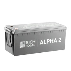 ALPHA 2 | 12V 200Ah LiFePO4 Battery | Powerful 12V Lithium Battery for RVs, Trailers, Vans, Boats, Off-Grid | 5,000 Lifetime Cycles | Bluetooth and Internal Heat Technology