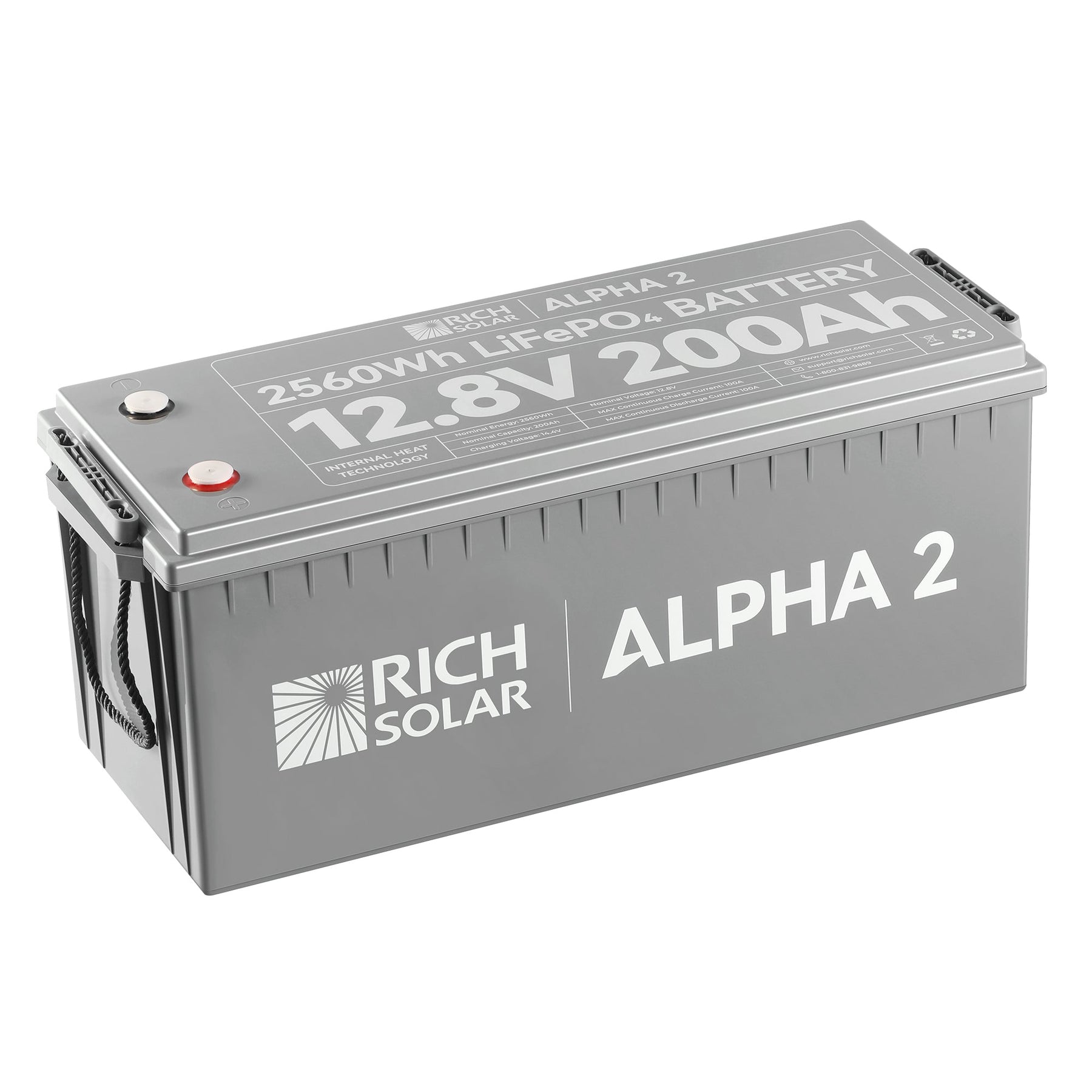 ALPHA 2 | 12V 200Ah LiFePO4 Battery
