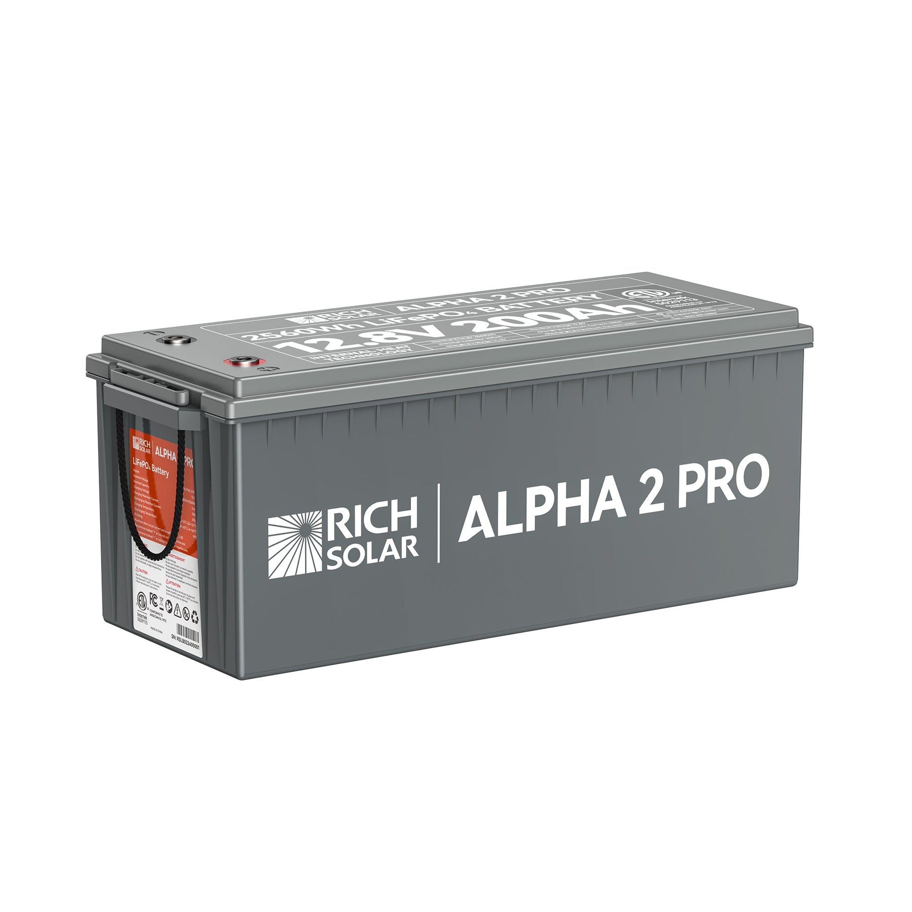 ALPHA 2 PRO | 12V 200Ah LiFePO4 Battery