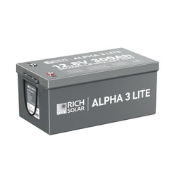 ALPHA 3 LITE | 12V 300Ah LiFePO4 Battery | 12V Lithium Battery for RVs, Cabins, Off-Grid | 4,000 Lifetime Cycles