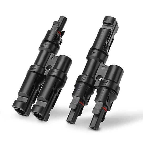 BougeRV Solar Branch Connectors Y Connector in Pair MMF+FFM Parallel Connection - 1 Pair