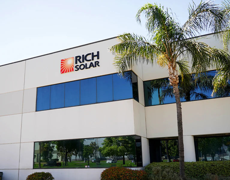 Rich Solar real-life off-grid solar installation