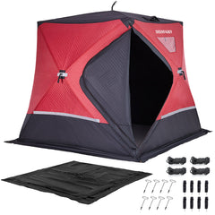 DEERFAMY IceExplorer Pro Double-Layer Ice Fishing Tent(5-6 People)