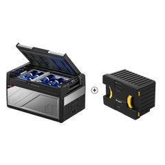 BougeRV Rocky V2.0 41QT Dual Zone 12V Portable Fridge