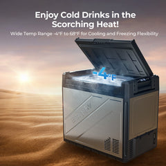 BougeRV New Rocky V3.0 81QT Dual Zone 12V Car Fridge