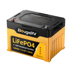 12V 1280Wh/100Ah Self-Heating LiFePO4 Battery