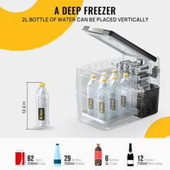 BougeRV 12V 42 Quart (40L) Portable Fridge/Freezer