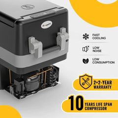 BougeRV 12V 42 Quart (40L) Portable Fridge/Freezer