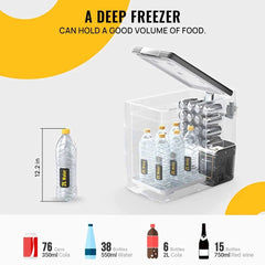 BougeRV 12V 53 Quart (50L) Portable Fridge Car Freezer