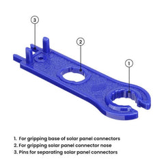 BougeRV 1 Pair Solar Connector Tool Assembly Spanners