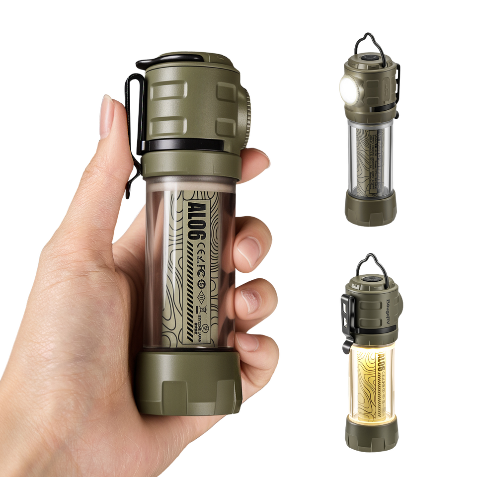 BougeRV AL06 Portable Camping Lantern Rechargeable Emergency Flashlight