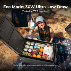 BougeRV New ASPEN S50 12V 50QT Portable Fridge with Wheels