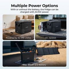 BougeRV New ASPEN S50 12V 50QT Portable Fridge