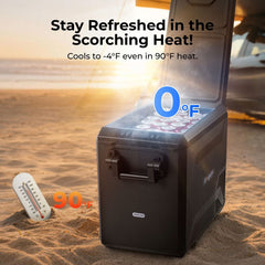 BougeRV New ASPEN S50 12V 50QT Portable Fridge