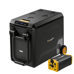 BougeRV New ASPEN S50 12V 50QT Portable Fridge with Wheels