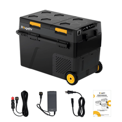 BougeRV New CRD2 V2.0 52QT Dual Zone 12V Portable Fridge