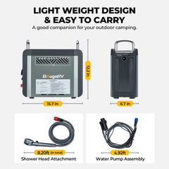 Portable Propane Outdoor Camping Water Heater
