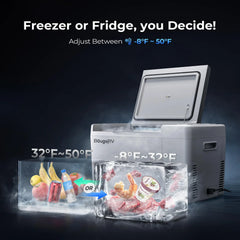 BougeRV 12V 23 Quart Portable Fridge For Travel