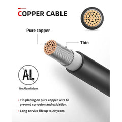 BougeRV 8AWG Solar Extension Cable with Extra Free Connectors(xx FT Red+xx FT Black)