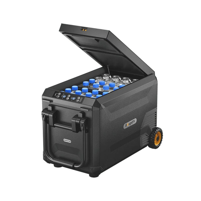 BougeRV ASPEN 30 PRO 34QT Dual Zone Wheeled 12V Portable Refrigerator - ASPEN 30 PRO 34QT Dual Zone Wheeled 12V Portable Refrigerator
