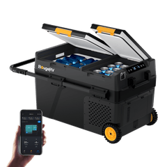 BougeRV New CRD2 V2.0 43QT Dual Zone 12V Portable Fridge