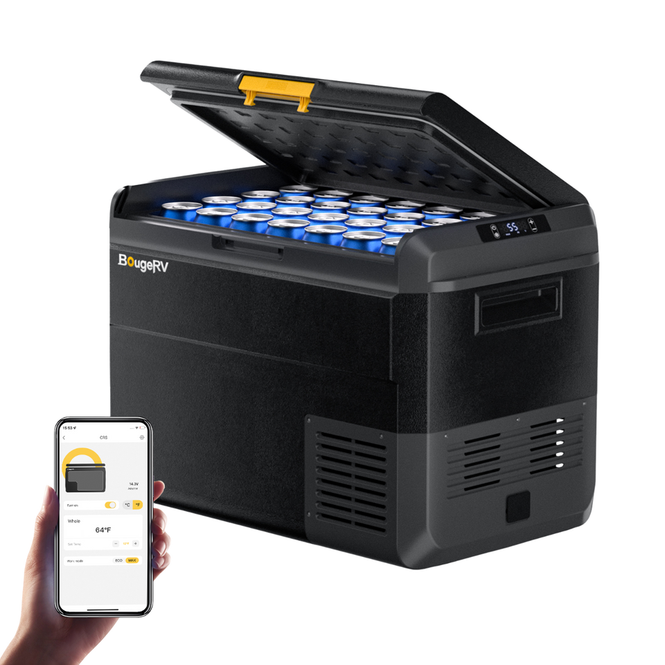 BougeRV CRS 53 Quart 12V Car Fridge Wheelless