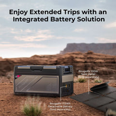 BougeRV Rocky V2.0 41QT Dual Zone 12V Portable Fridge