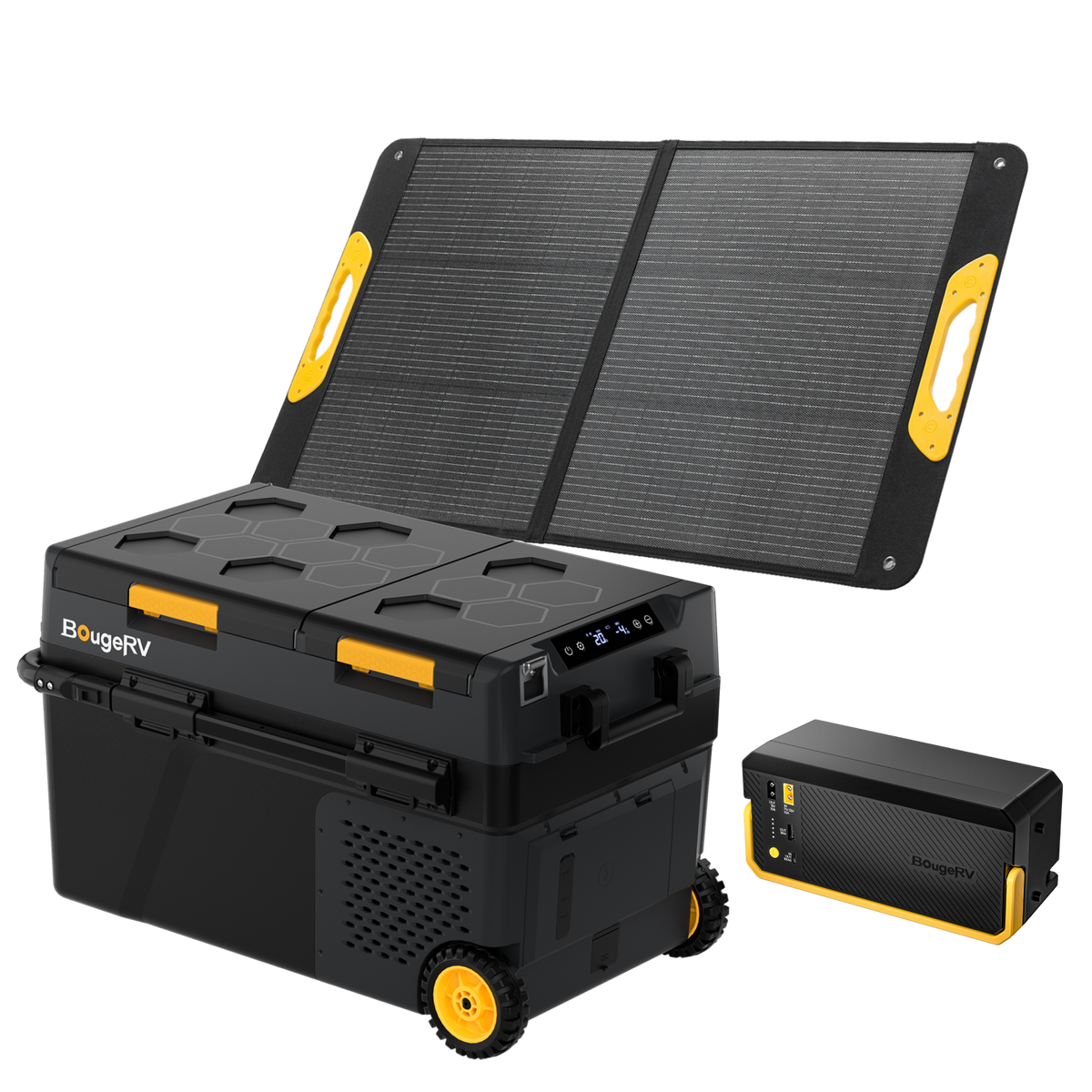 BougeRV CRD2 V2.0 43QT Dual Zone 12V Portable Fridge