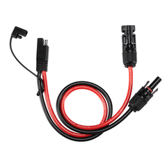 10AWG Solar Connector to SAE Adapter | Connect Solar Panel Connectors to SAE Plug