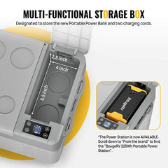 CRPRO30 30QT 12V Portable Fridge White