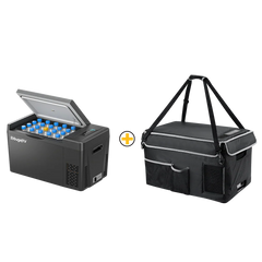 BougeRV 12V 23 Quart Portable Fridge Black For Travel