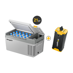 CRPRO20 21 Quart Car Fridge With 266Wh Power Station