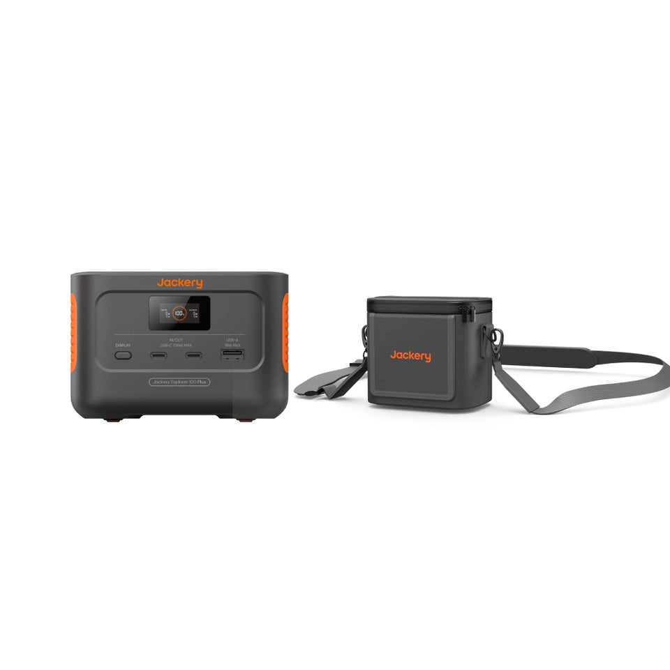 Jackery Explorer 100 Plus Portable Power Station with Mini Carrying Bag