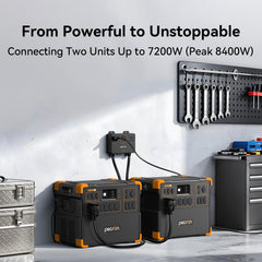 PECRON E3800LFP Portable Power Station 4200W 3840Wh with Free Cart PRE-ORDER