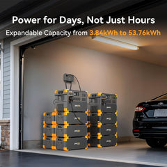 PECRON E3800LFP Portable Power Station 4200W 3840Wh with Free Cart PRE-ORDER