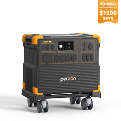 PECRON E3800LFP Portable Power Station 4200W 3840Wh with Free Cart PRE-ORDER