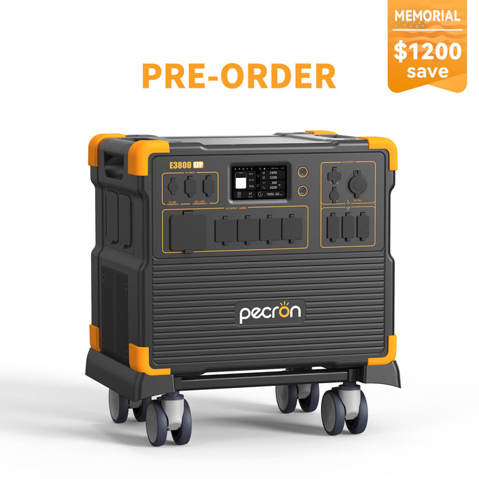 PECRON E3800LFP Portable Power Station 4200W 3840Wh
