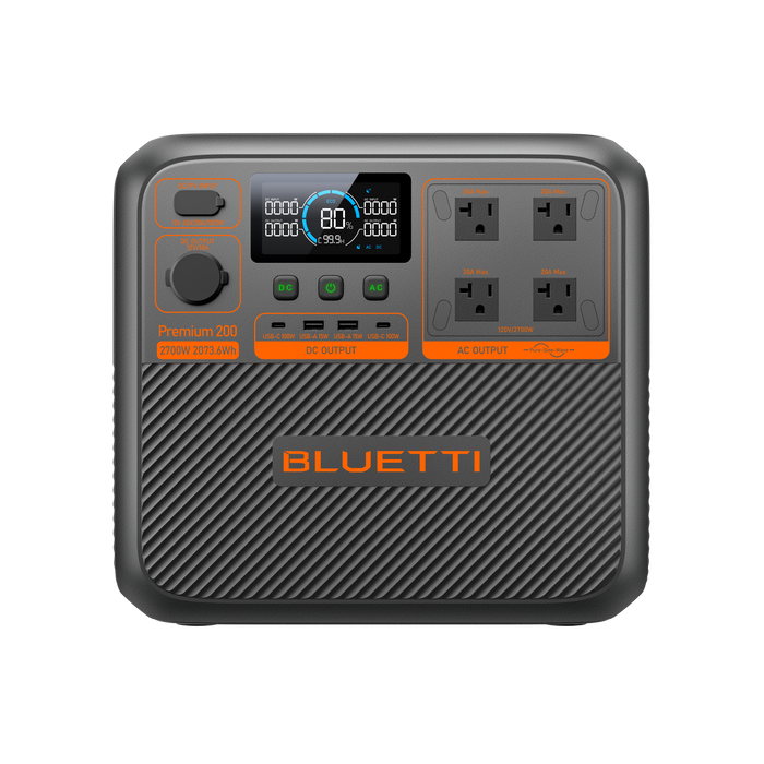 BLUETTI Premium 200 V2 Portable Power Station - Bluetti Premium 200 V2 | 2700W 2073.6Wh Portable Power Station