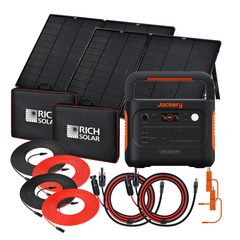 Jackery Explorer 1000 V2 + Rich Solar MEGA 200 Solar Bundle