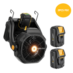 BougeRV F02 Portable Cordless Outdoor Fan with 144Wh Battery