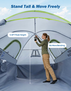 Pickup Truck Tent 2.0 PU2000mm Waterproof, Double-Layer
